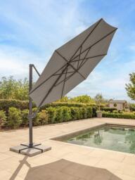 KETTLER Orion LED Aluminium Cantilever Round Parasol & Base, 3m - thumbnail 3