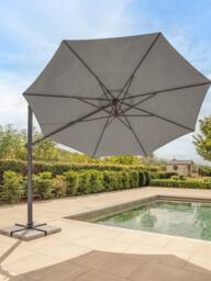 KETTLER Orion LED Aluminium Cantilever Round Parasol & Base, 3m - thumbnail 2
