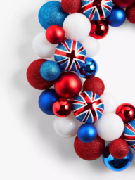 John Lewis Union Flag Bauble Wreath - thumbnail 2
