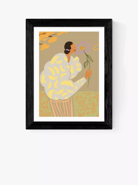 EAST END PRINTS Arty Guava 'Flourish' Framed Print - image 1