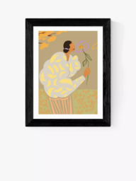 EAST END PRINTS Arty Guava 'Flourish' Framed Print - thumbnail 1