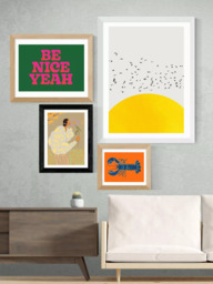 EAST END PRINTS Arty Guava 'Flourish' Framed Print - thumbnail 2
