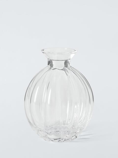John Lewis Gourd Glass Bud Vase, H10.7cm, Clear - image 1