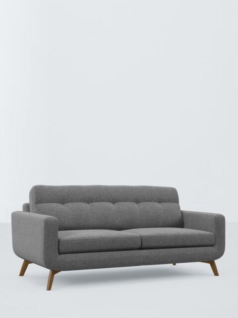 John Lewis Barbican Large 3 Seater Sofa, Light Leg - image 1