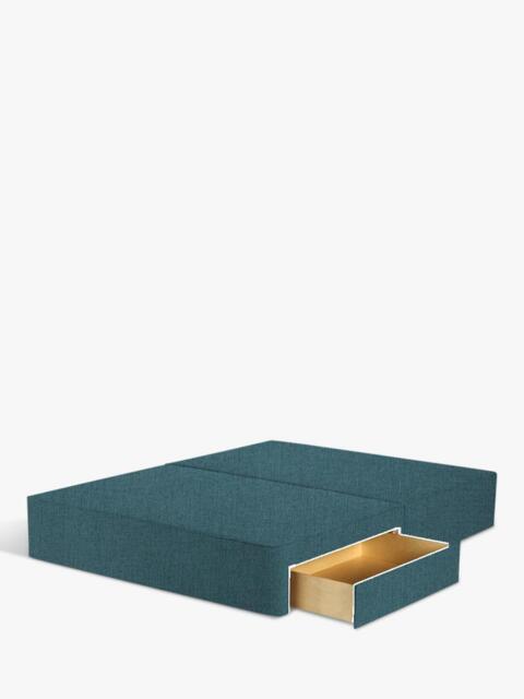 John Lewis Pocket Sprung Upholstered 2 Drawer Divan Base, Double
