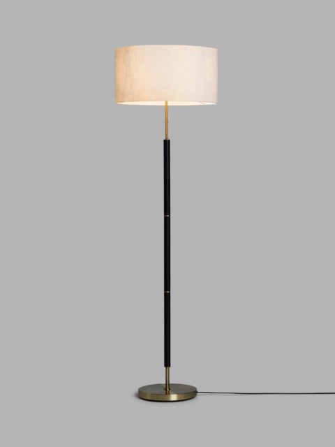 John Lewis Hamilton Drum Shade Floor Lamp, Black - image 1