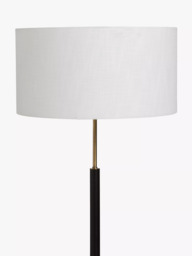 John Lewis Hamilton Drum Shade Floor Lamp, Black - thumbnail 4