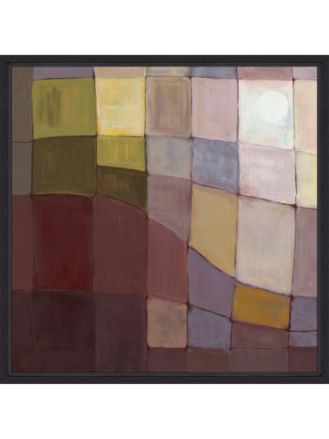 John Lewis Claire Oxley 'Timeless Motion' Framed Canvas Print, 86 x 86cm, Purple/Multi - image 1
