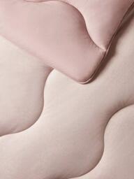 Night Lark Soft Weave Coverless Duvet, 4.5 Tog, Dusky Rose - thumbnail 2