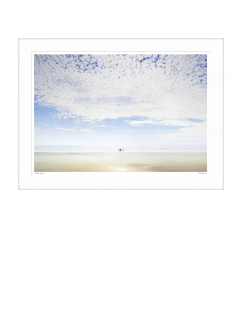 John Lewis Mike Shepherd 'Stillness of Time' Framed Print & Mount, 78.5 x 104.5cm, White/Blue - image 1