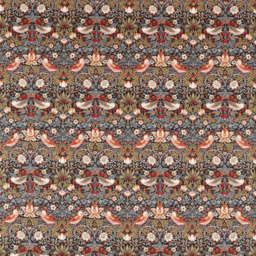 Morris & Co. Strawberry Thief Made to Measure Curtains or Roman Blind, Old Fashioned - thumbnail 1