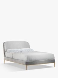 John Lewis Show-Wood Upholstered Bed Frame, Double