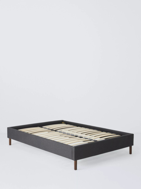 John Lewis Bonnie Platform Bed Frame, King Size, Brushed Tweed Charcoal - image 1