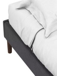 John Lewis Bonnie Platform Bed Frame, King Size, Brushed Tweed Charcoal - thumbnail 6