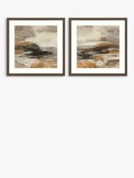 John Lewis Silvia Vasseleva 'Cinnamon Shore' Framed Print, Set of 2, 61 x 61cm, Multi Multi