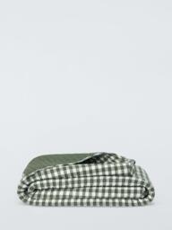 John Lewis Gingham Cotton Quilt, King Size - thumbnail 3