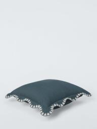 John Lewis Embroidered Scalloped Edge Cushion - thumbnail 2