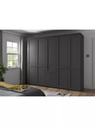 John Lewis Marlow 250cm Hinged Door Wardrobe with 3 Drawers - thumbnail 3