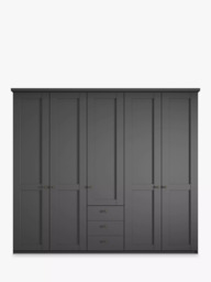 John Lewis Marlow 250cm Hinged Door Wardrobe with 3 Drawers - thumbnail 2