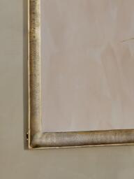 nkuku Yadur Large Rectangular Wall Mirror, 100 x 76cm, Antique Brass - thumbnail 3