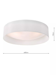 Där Nysa LED Semi Flush Ceiling Light, 60cm - thumbnail 5