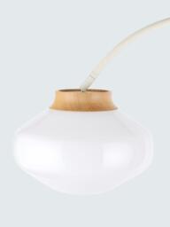 John Lewis Temple Wood and Metal Base Floor Lamp, Ash Wood - thumbnail 4