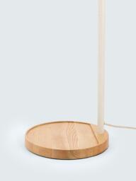 John Lewis Temple Wood and Metal Base Floor Lamp, Ash Wood - thumbnail 5