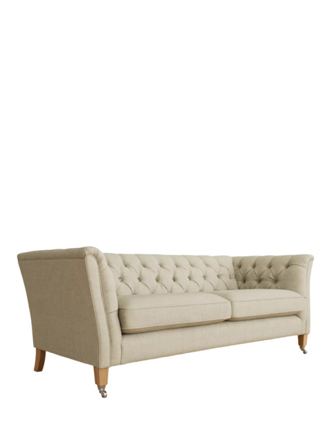 Laura Ashley Chatsworth Large 3 Seater Sofa, Oak Leg - image 1