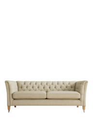 Laura Ashley Chatsworth Large 3 Seater Sofa, Oak Leg - thumbnail 3