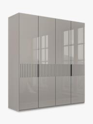 John Lewis Newlyn 2m Hinged Wardrobe with 4 Glass Doors