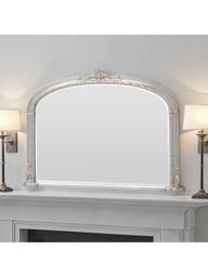 Yearn Victorian Arched Overmantel Wall Mirror, 89 x 127cm - thumbnail 1