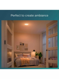 Philips Superslim CL550 LED Functional Flush Ceiling Light, White - thumbnail 4