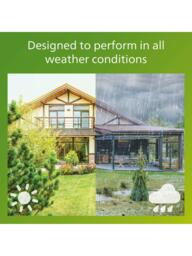 Philips Blaise Ultra Efficient Solar Powered Motion Sensor LED Outdoor Pedestal Light, Anthracite - thumbnail 4