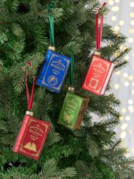 John Lewis The Curator Book Bauble, Red - thumbnail 3