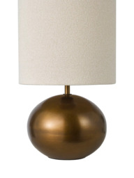John Lewis Pebble Table Lamp, Patina Brass - thumbnail 5