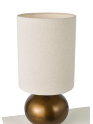 John Lewis Pebble Table Lamp, Patina Brass - thumbnail 4