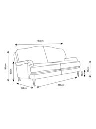 Laura Ashley Lynden Medium 2 Seater Sofa, Oak Leg - thumbnail 5