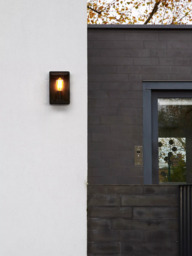 Astro Homefield 160 Outdoor Wall Light, Black - thumbnail 3