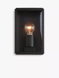 Astro Homefield 160 Outdoor Wall Light, Black - thumbnail 1