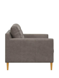 John Lewis Draper II Medium 2 Seater Leather Sofa, Light Leg - thumbnail 3