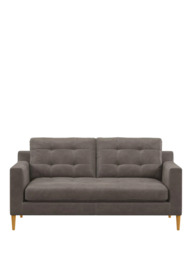 John Lewis Draper II Medium 2 Seater Leather Sofa, Light Leg - thumbnail 5