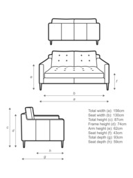 John Lewis Draper II Medium 2 Seater Leather Sofa, Light Leg - thumbnail 2