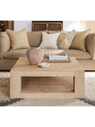 Pottery Barn Rockport Square Coffee Table, Pale Sand - thumbnail 2