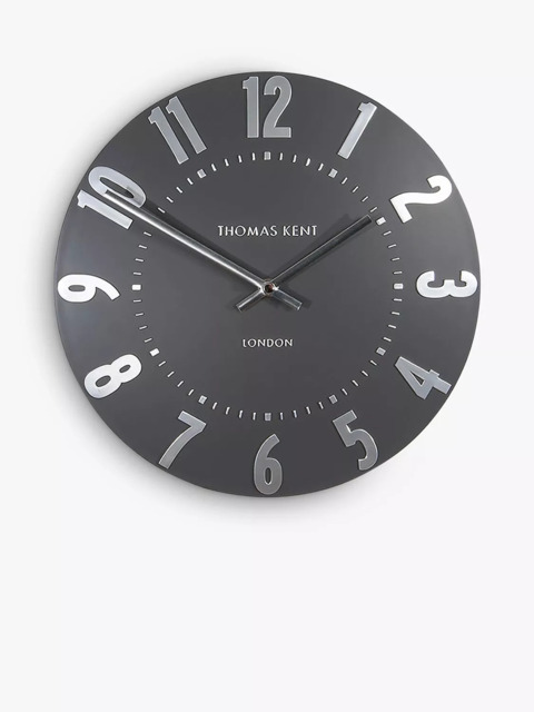 Thomas Kent Mulberry Arabic Numeral Wall Clock, 30cm - image 1