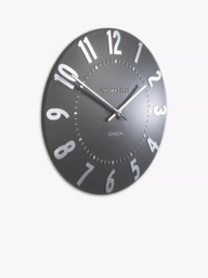 Thomas Kent Mulberry Arabic Numeral Wall Clock, 30cm - thumbnail 3