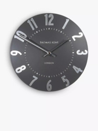 Thomas Kent Mulberry Arabic Numeral Wall Clock, 30cm