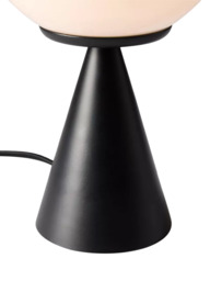west elm Ardsley Glass Globe Table Lamp, Black - thumbnail 6