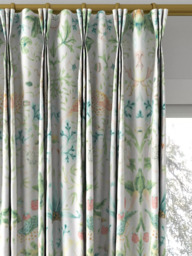 Morris & Co. Strawberry Thief Made to Measure Curtains or Roman Blind, Cochineal/Willow - thumbnail 6