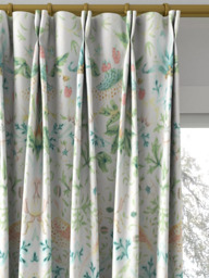 Morris & Co. Strawberry Thief Made to Measure Curtains or Roman Blind, Cochineal/Willow - thumbnail 4