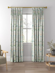 Morris & Co. Strawberry Thief Made to Measure Curtains or Roman Blind, Cochineal/Willow - thumbnail 5